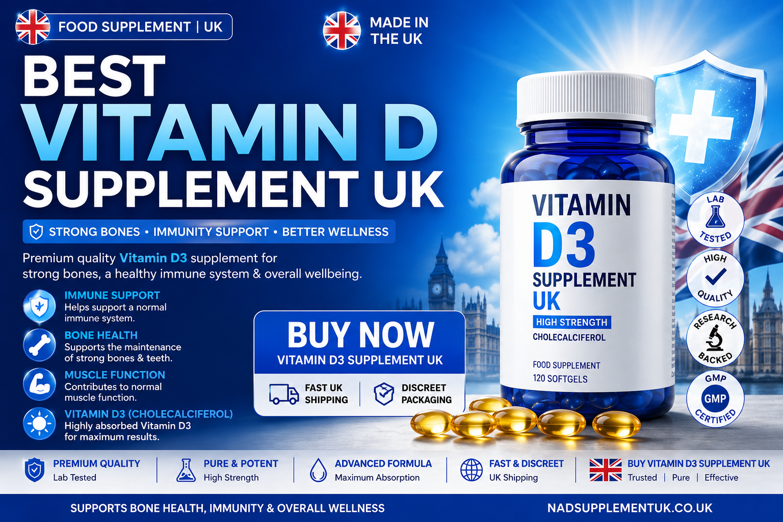 best vitamin d supplement uk
